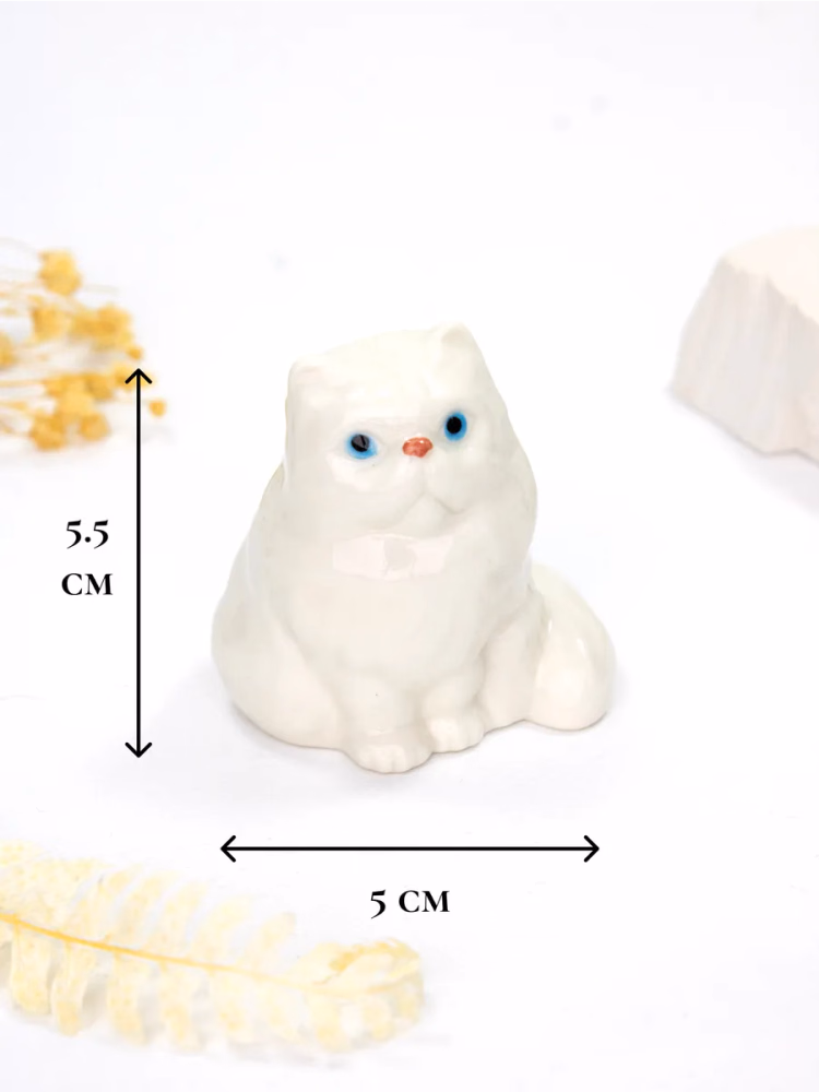 Фигурка миниатюрная фарфор Персидский кот