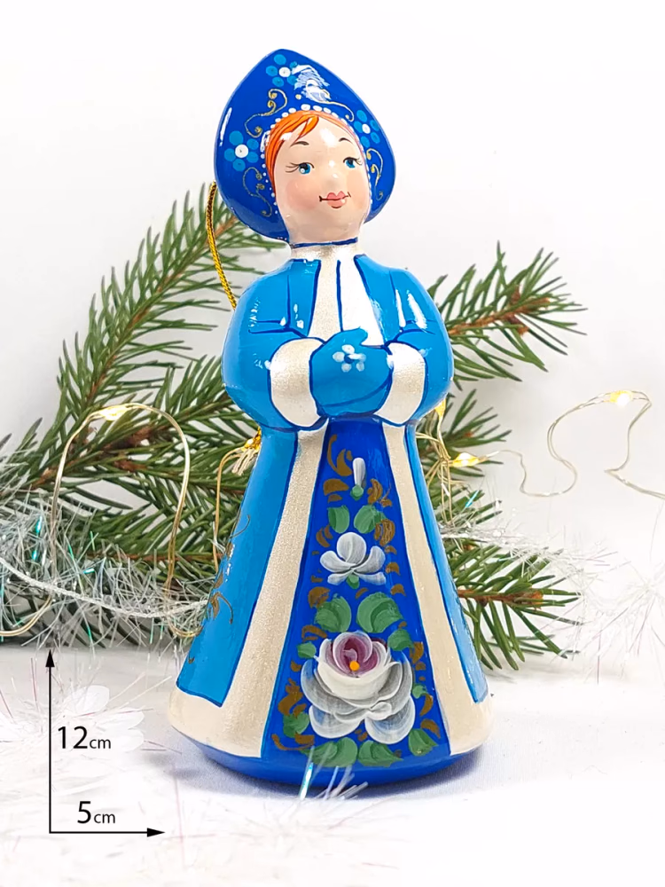 Елочная игрушка фарфоровая Аленушка.