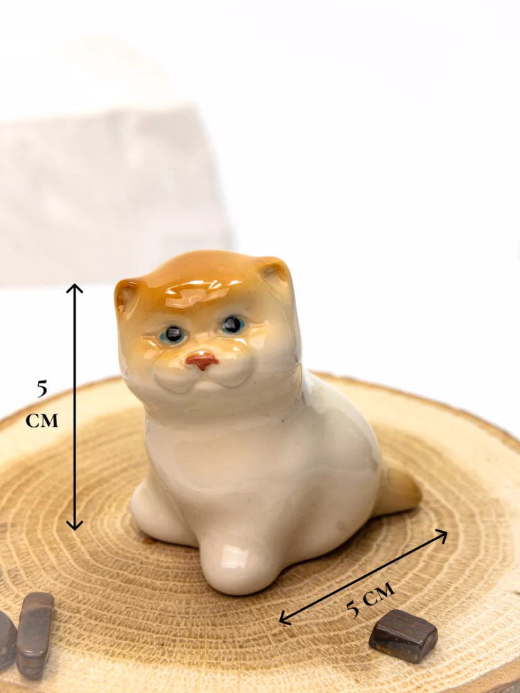 Статуэтка фарфор Кошка