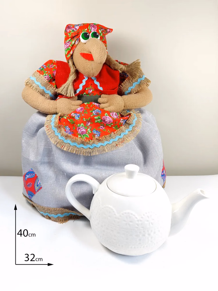 Грелка на заварочный чайник Баба Яга